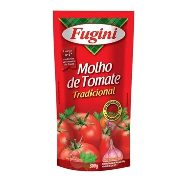 Molho de Tomate Fugini Tradicional Sachê 300g